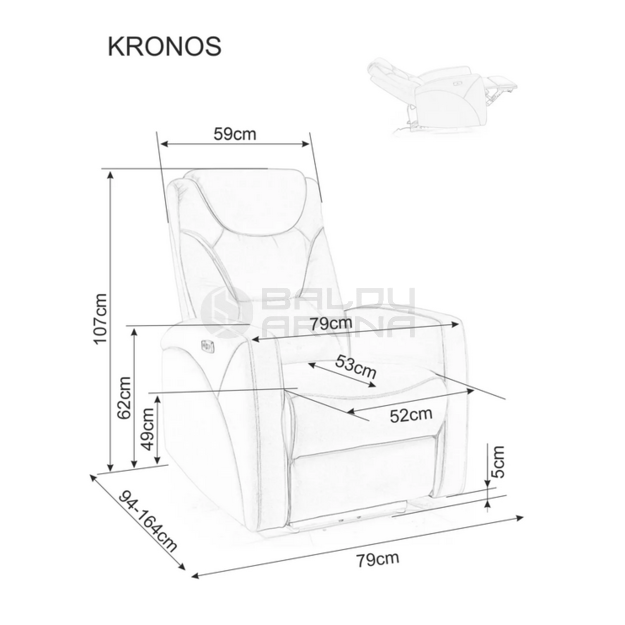 Fotelis KRONOS