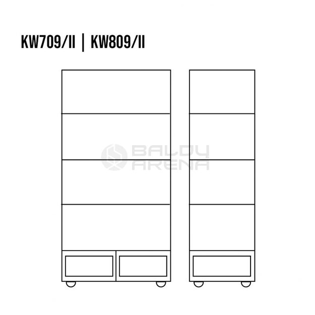 Vitrina standard KW809/II