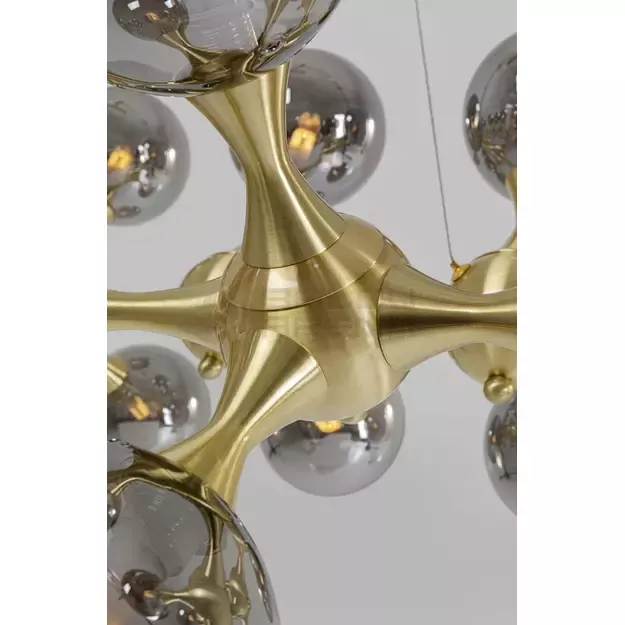 Pakabinamas šviestuvas Atomic Balls Brass 140cm