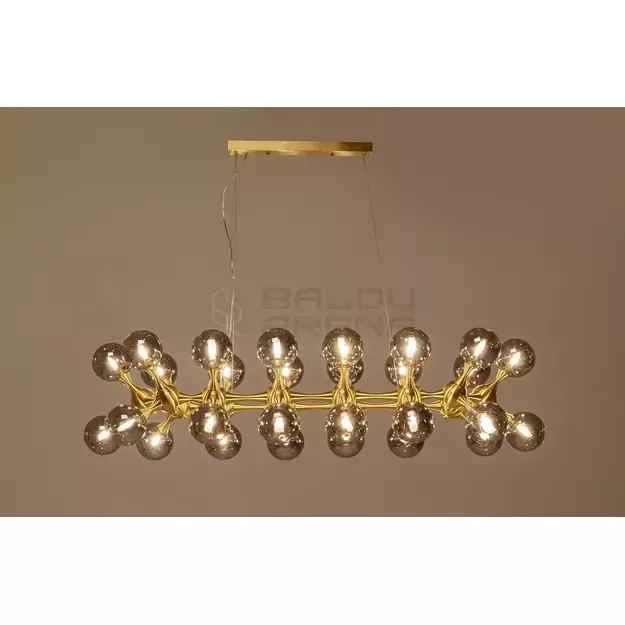 Pakabinamas šviestuvas Atomic Balls Brass 140cm