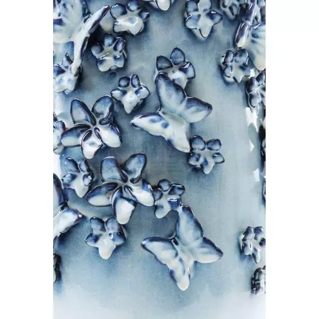 Vaza Butterflies Lightblue 50cm