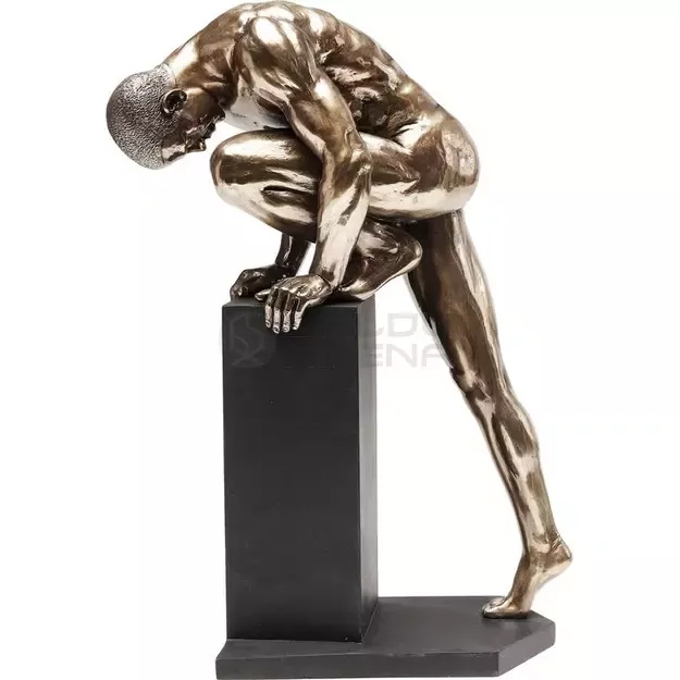 Dekoracija Nude Man Stand Bronze 35cm