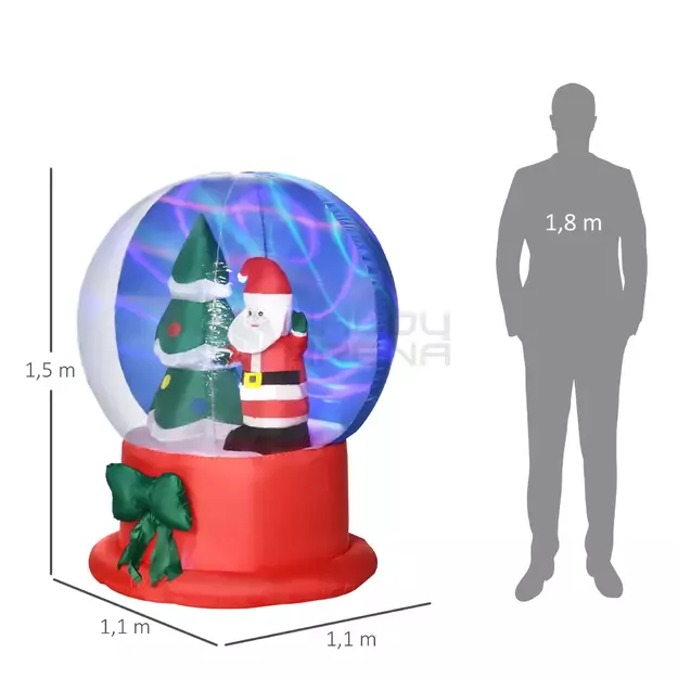 Pripučiama kalėdinė dekoracija 150 cm