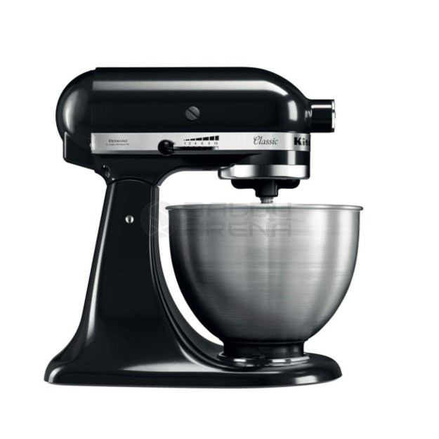 Virtuvinis kombainas KitchenAid 5K45SSEOB, blizgi juoda