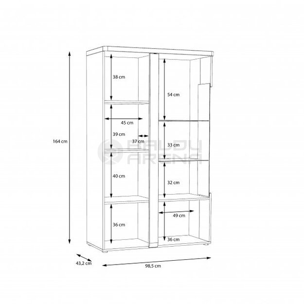 Vitrina Batul TUZV621B-C843