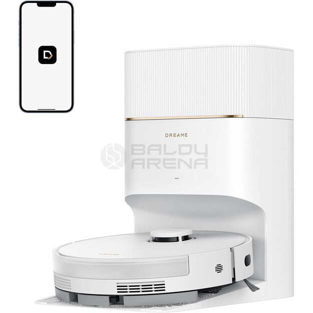 Dulkių siurblys-robotas Dreame D20 Pro Plus, Su plovimo funkcija, Automatinis išsivalymas,baltas