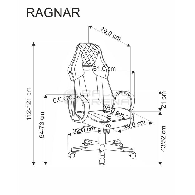 Darbo kėdė RAGNAR