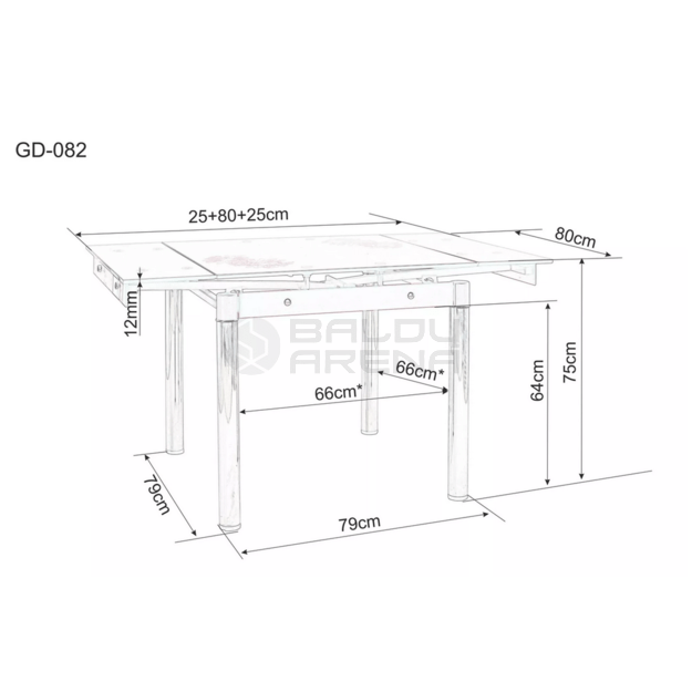 Stalas GD-082