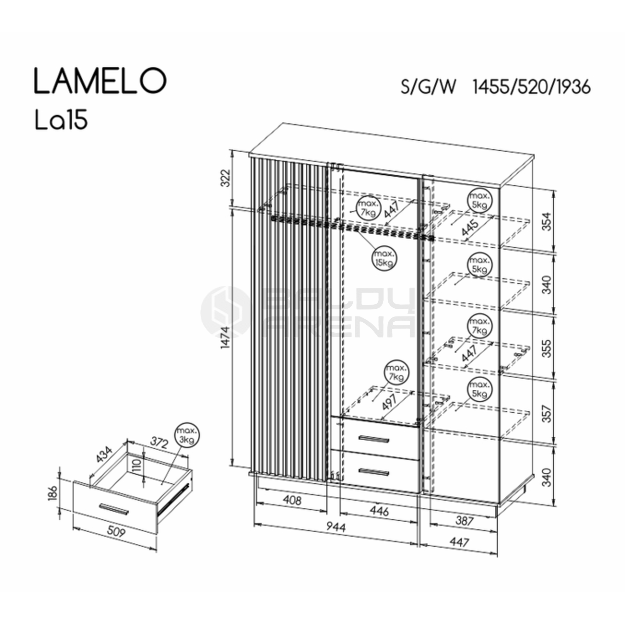   Spinta Lamelo LA15