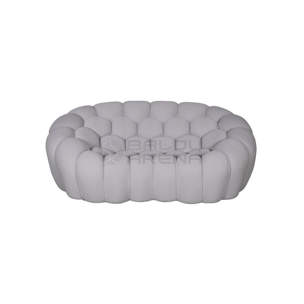 Sofa NUA N57-05 pilka, 204x120x76 cm