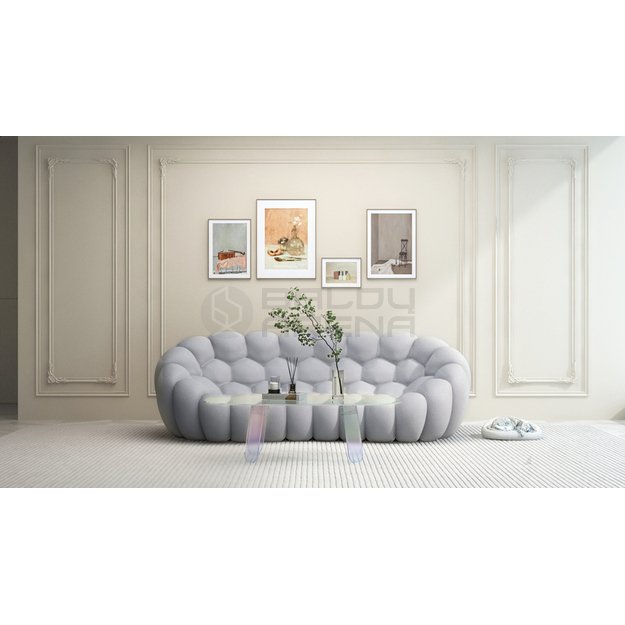 Sofa NUA N57-05 pilka, 204x120x76 cm