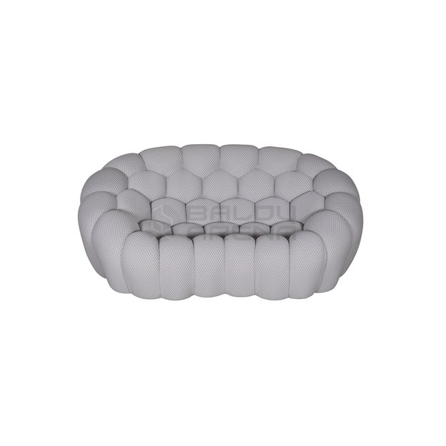 Sofa NUA N57-05 pilka, 204x120x76 cm