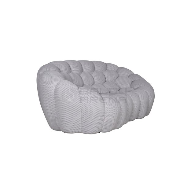 Sofa NUA N57-05 pilka, 204x120x76 cm