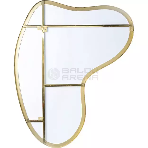 Sieninis veidrodis Shape Brass 110x120cm