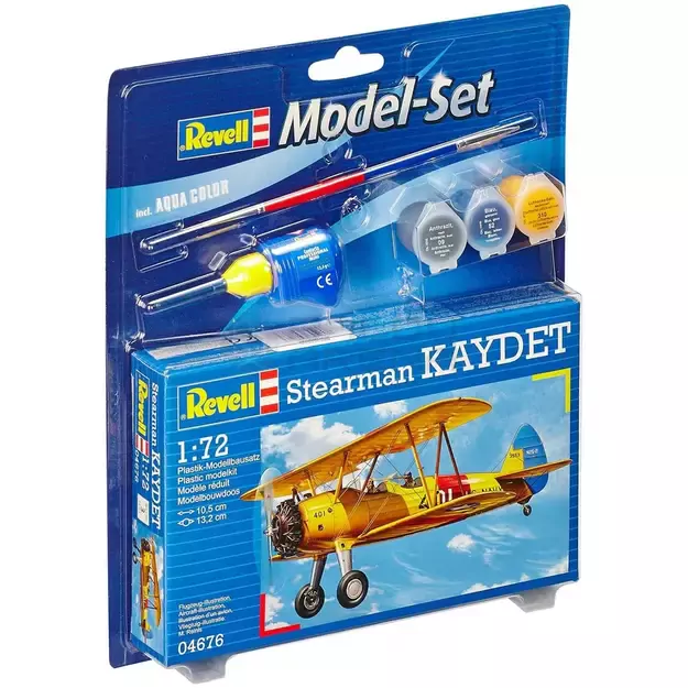 Model Set Stearman Kaydet - PLASTIKINIS modeliavimo rinkinys