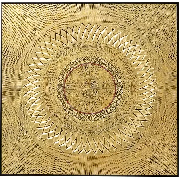 Sienos dekoracija Geometric Circle Gold 120x120cm