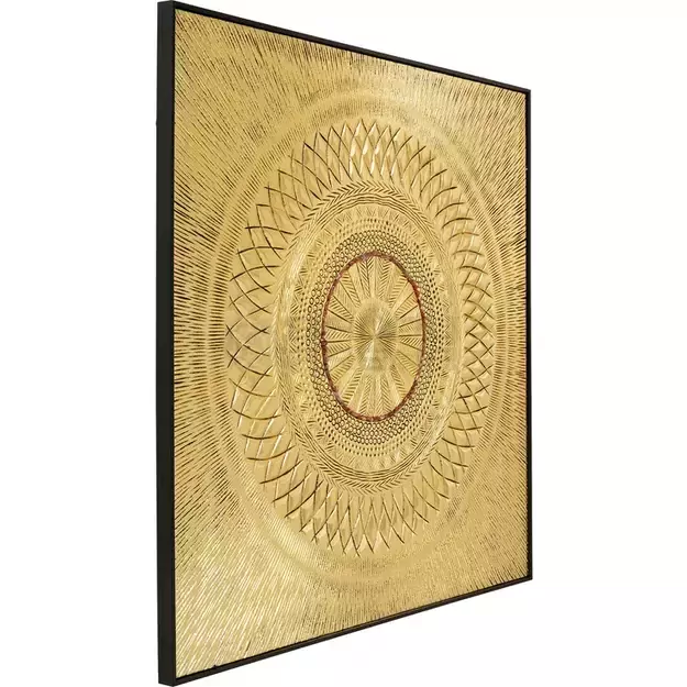 Sienos dekoracija Geometric Circle Gold 120x120cm