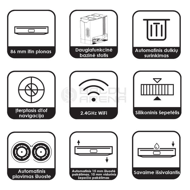 Plaunantis robotas siurblys Zyle WetBot ZY50RV