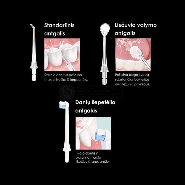 Burnos irigatorius OSOM Oral Care White OSOMORAL131WH