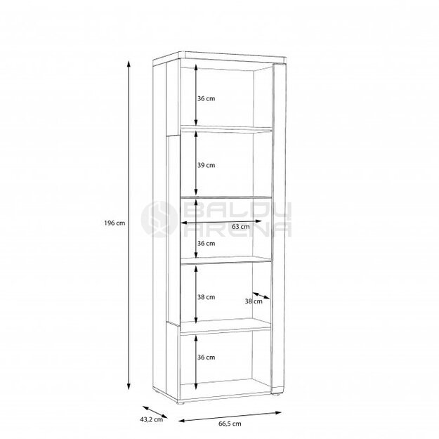 Vitrina Batul TUZV811RB-C843
