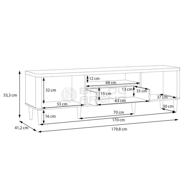 TV staliukas Balacet LCTT133-M861
