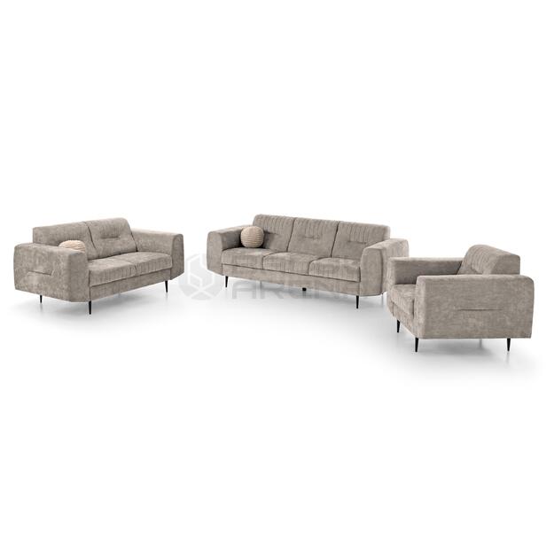 Komplektas Venezia (sofa 3v. +sofa 2v. +fotelis)