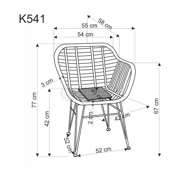 Krėslas K541