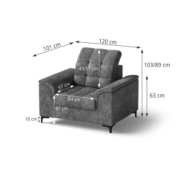 Komplektas Snap (sofa 3v. +sofa 2v. +fotelis)