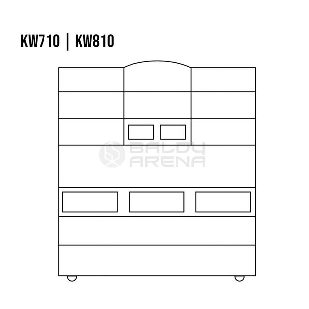 Vitrina standard KW810