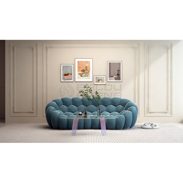 Sofa NUA N57-06 mėlyna, 204x120x76 cm