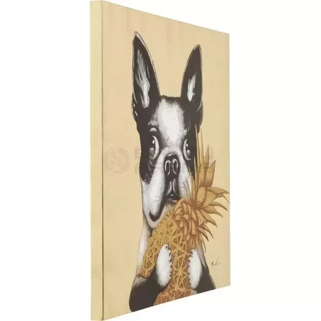 Paveikslas Dog with Pineapple 80x80cm