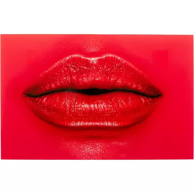 Stiklinis paveikslas Red Lips 120x80cm