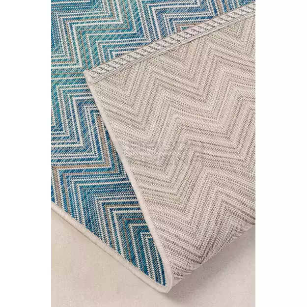 Kilimas laukui Zigzag Blue 160x230cm