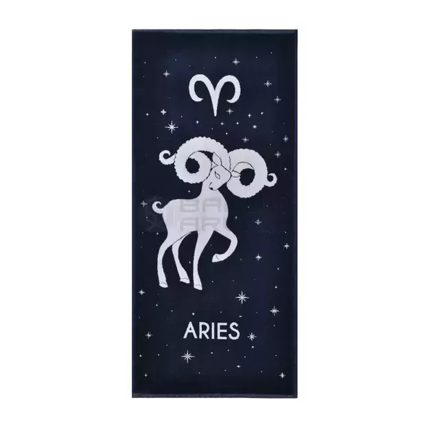 Medvilninis vonios rankšluostis zodiakas Avinas 67x150