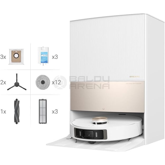 Dulkių siurblys-robotas Dreame L20 Ultra Complete, Su plovimo funkcija, Rankinis išvalymas