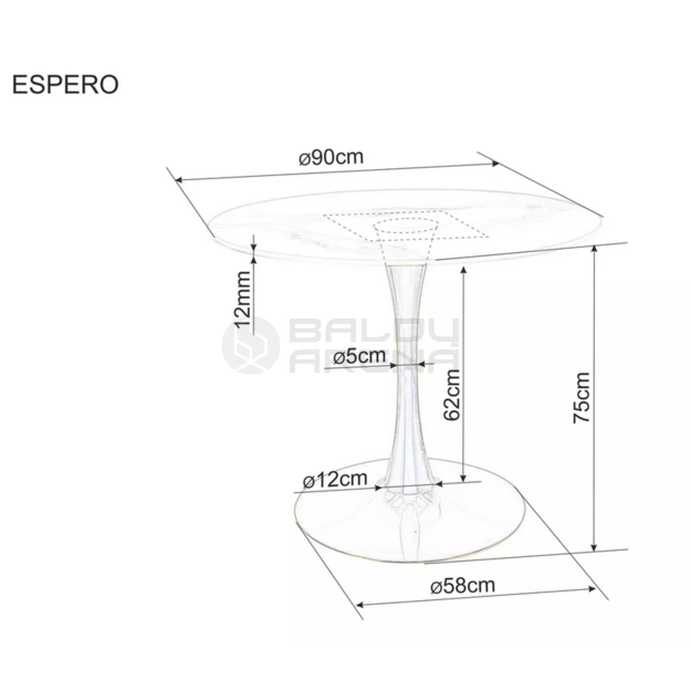 Stalas ESPERO 90