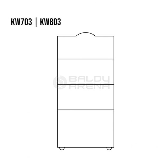 Vitrina standard KW803