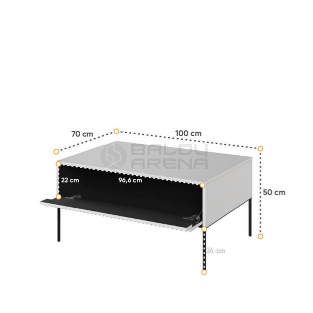 Žurnalinis staliukas Trend TR-09