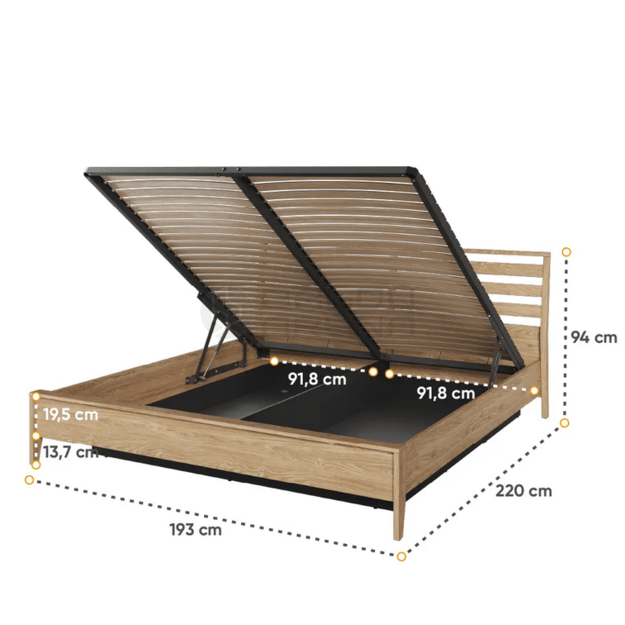 Lova Cozy CZ-02 180 cm be čiužinio