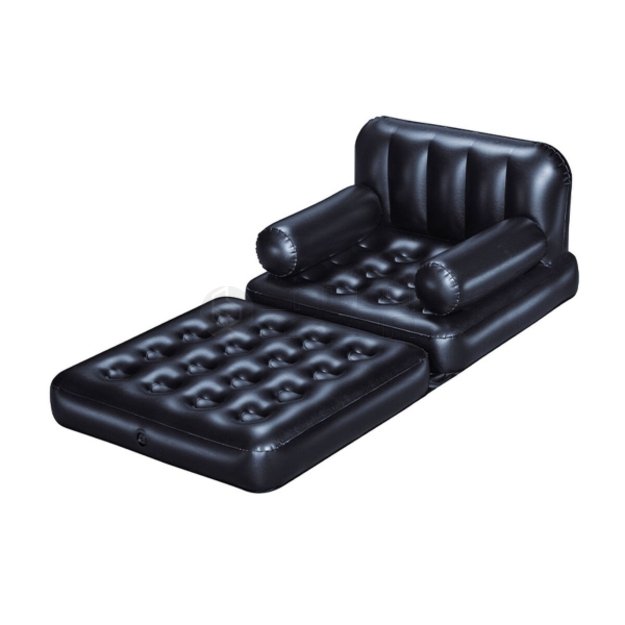 Pripučiamas fotelis Bestway 191 x 38 x 25 cm Juoda