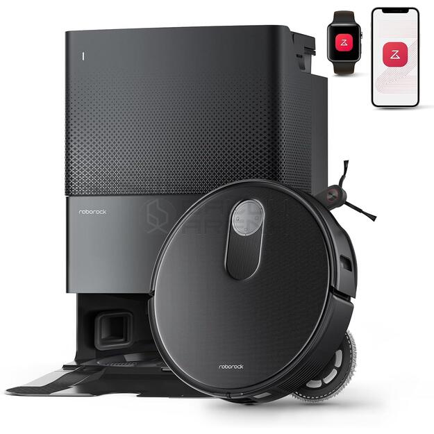 Dulkių siurblys - robotas Roborock Qrevo Slim, juoda