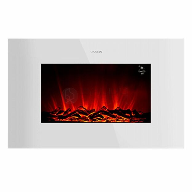 Elektrinis židinys Cecotec ReadyWarm 3590 Flames Connected Balta 1000 - 2000 W
