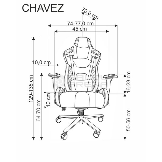 Darbo kėdė CHAVEZ 