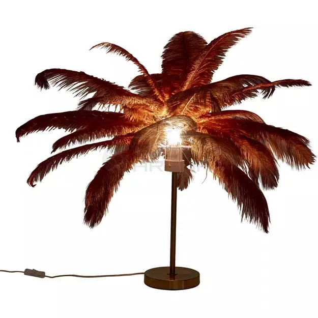 Stalinė lempa Feather Palm Brown 60cm