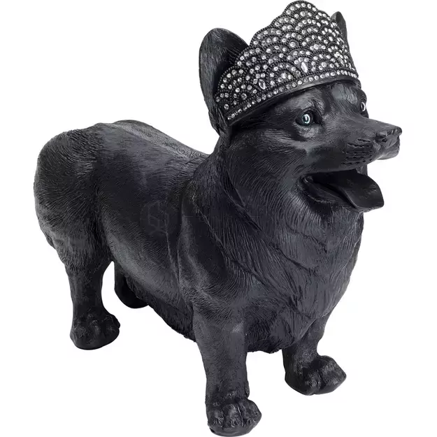 Dekoratyvinė skulptūrėlė Royal Standing Corgi Black