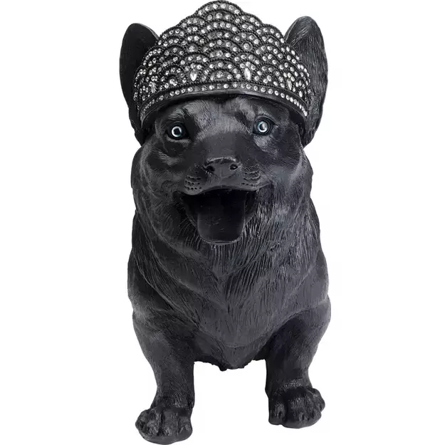 Dekoratyvinė skulptūrėlė Royal Standing Corgi Black