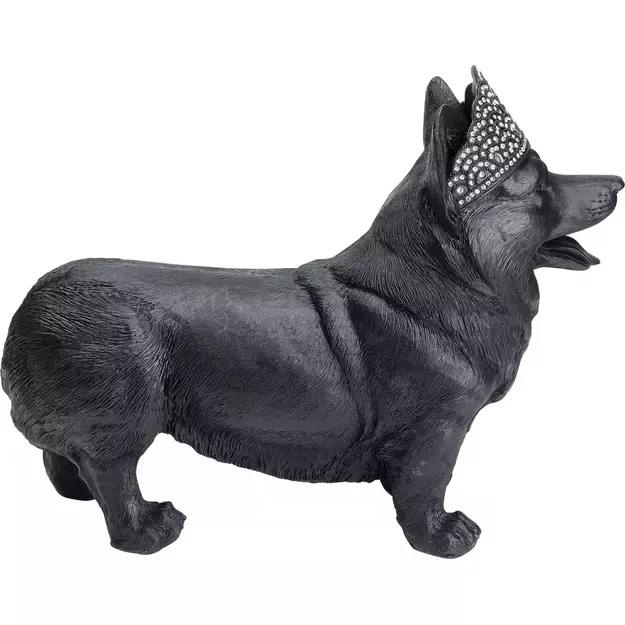 Dekoratyvinė skulptūrėlė Royal Standing Corgi Black