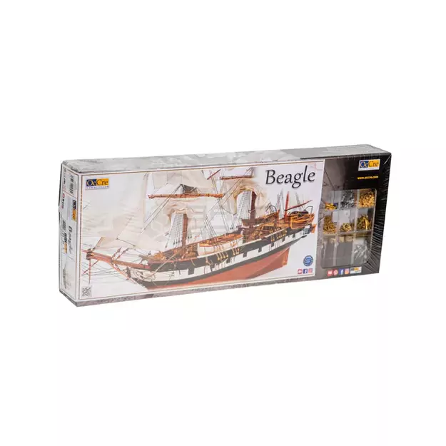 Burlaivio „HMS BEAGLE" modeliavimo rinkinys