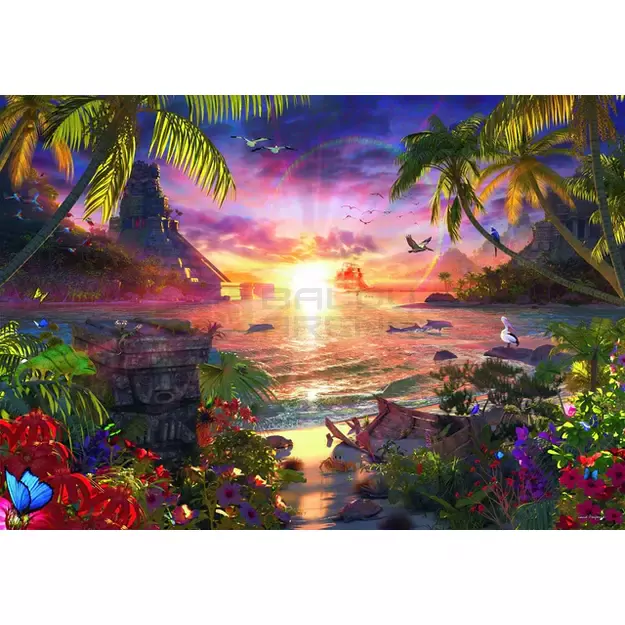 Ravensburger dėlionė "Puzzle 18000 Paradise Sunset"