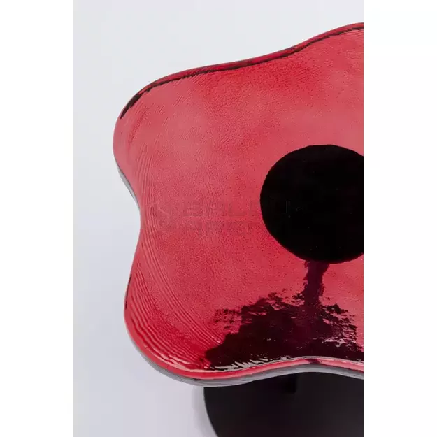 Šoninis staliukas Lava Red Ø30cm